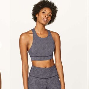 🍋 LULULEMON Fast & Free Bra - Dusky Lavender Black Size 6